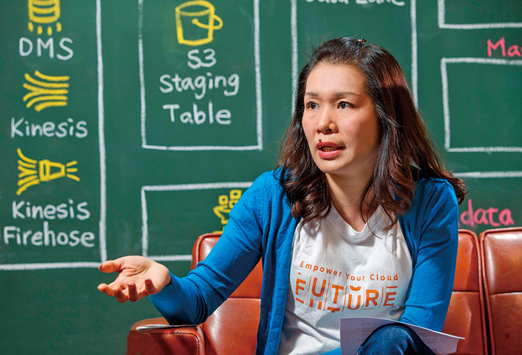 伊雲谷執行長林儀指出,AI的技術也能回頭幫助客 戶節省IT資源的成本。