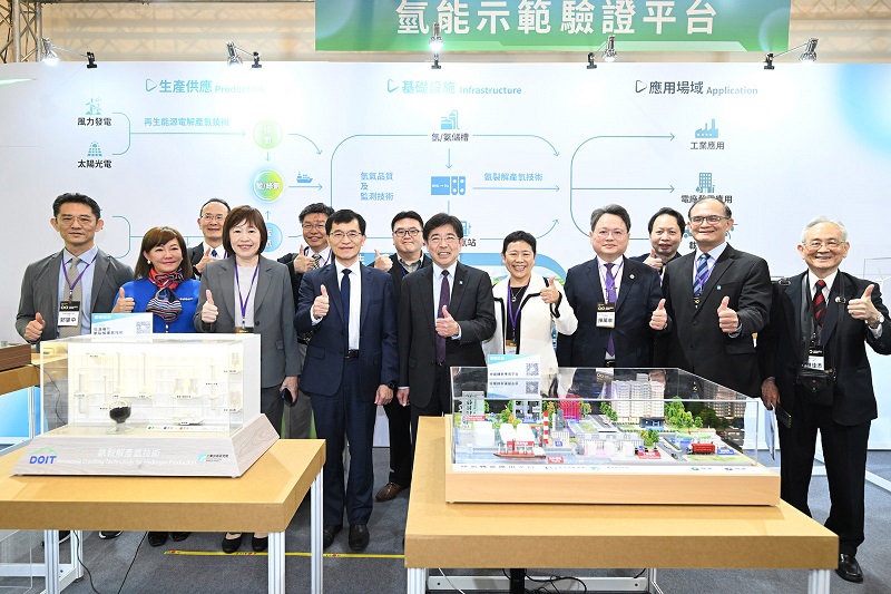 工研院於臺南打造的「沙崙氫應用示範驗證平台」，是臺灣首座整合氫能「產、儲、輸、用」四大環節的專業測試場域。