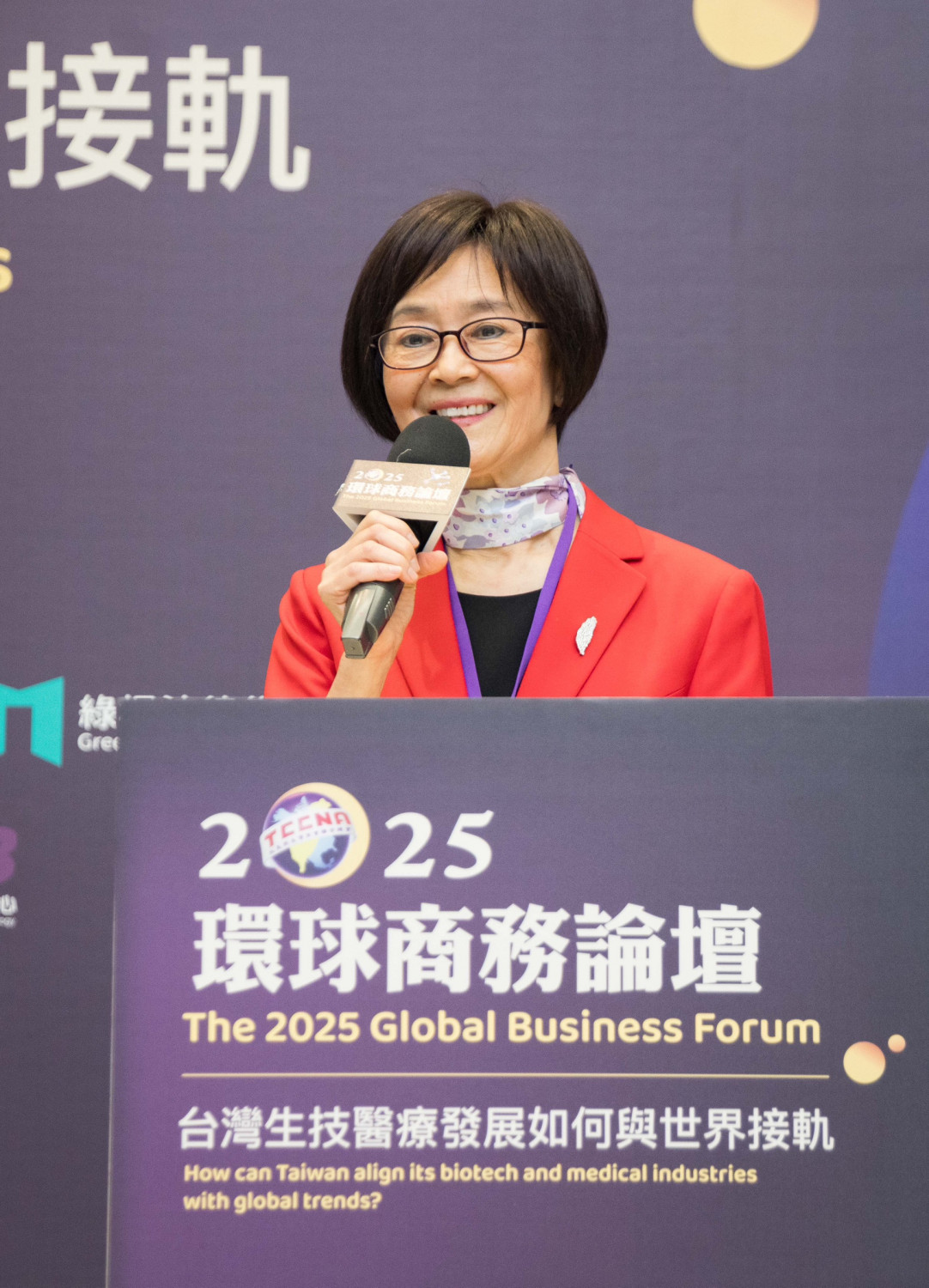 ▲北美洲台灣商會聯合總會總會長白越珠