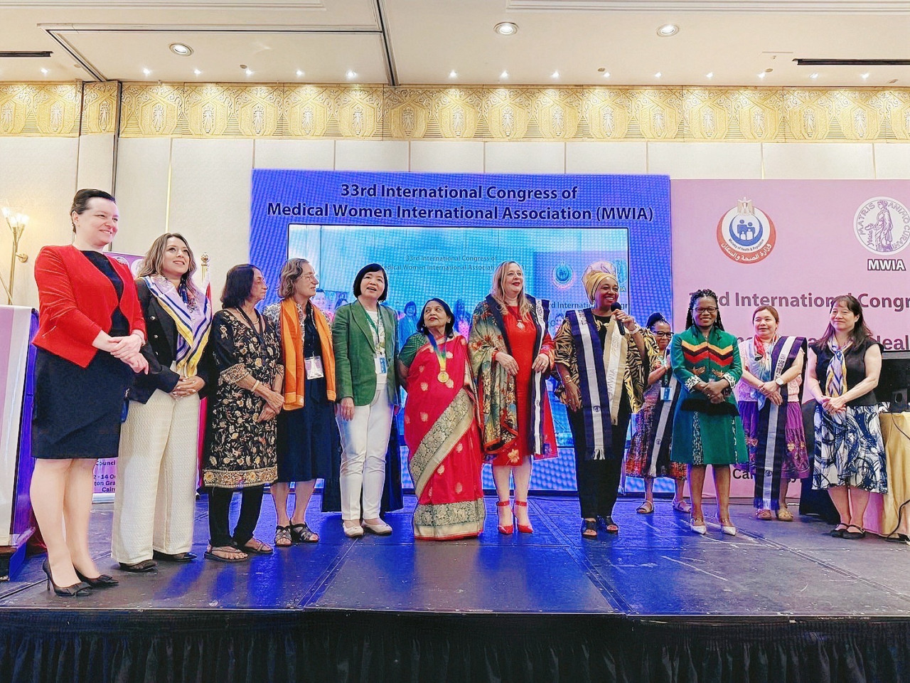 賴瓊慧當選MWIA VP暨亞太地區主席。(圖/長庚醫院提供)