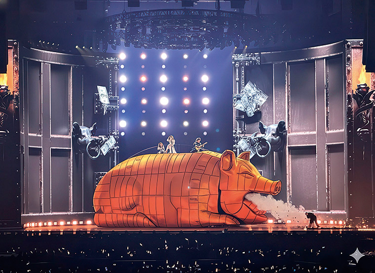 彭啓明對蔡依林演唱會上登場的巨型「金豬」印象深刻，他想起自 己面對「非洲豬瘟」時期，緊急的事件一件接一件，沒有緩衝。