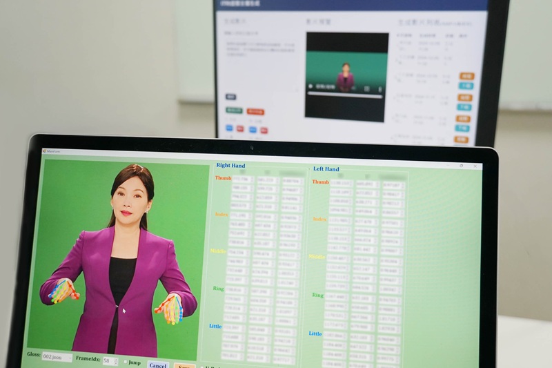工研院與公視合作開發「手語虛擬主播系統」將氣象預報文本,自動轉譯生成為具備高度擬真人物演示手語的影片,實現聽障人士的資訊平權。