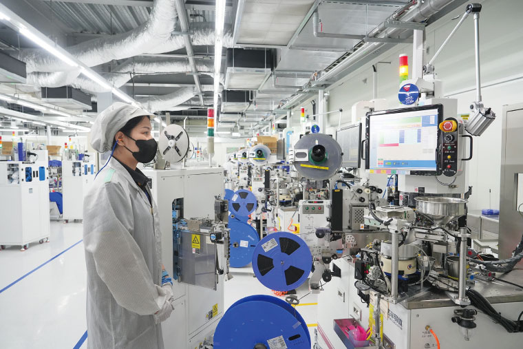 為了打進車用市場,強茂投入大量工廠自動化,這也成為跨入AI 應用的利基。