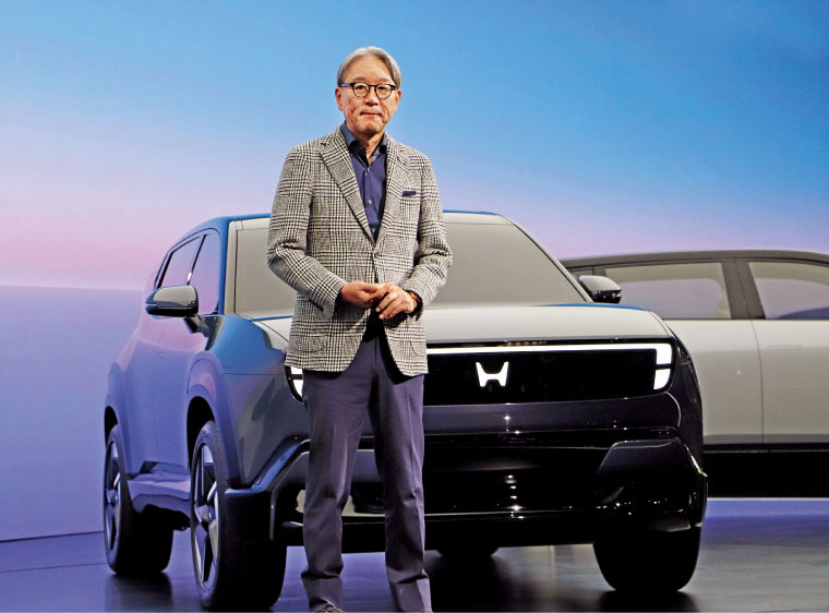 本田社長三部敏宏親自出席日本移動展,並發表全新 電動車款。