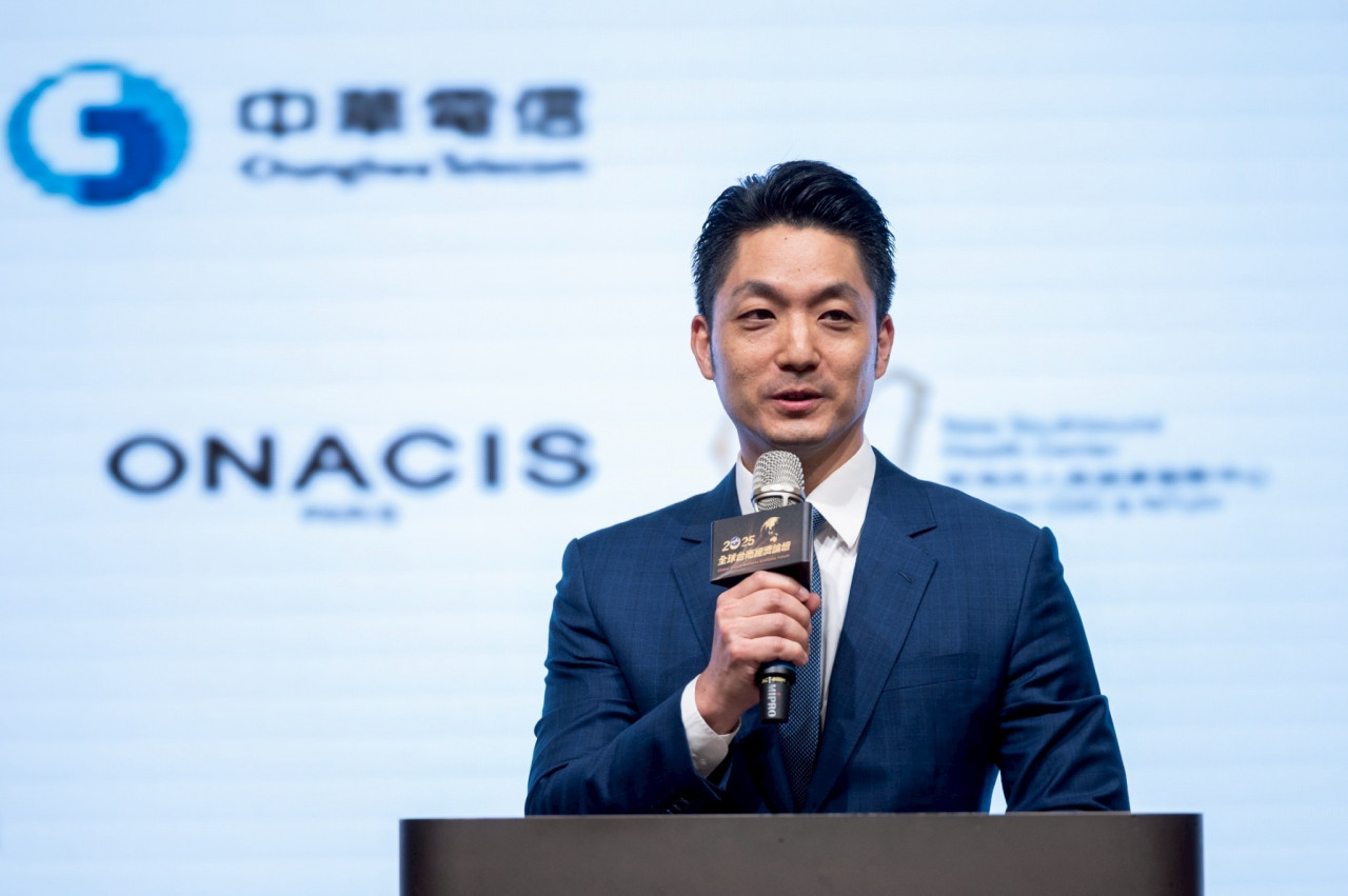 全球台商經濟論壇，臺北市長蔣萬安致詞。