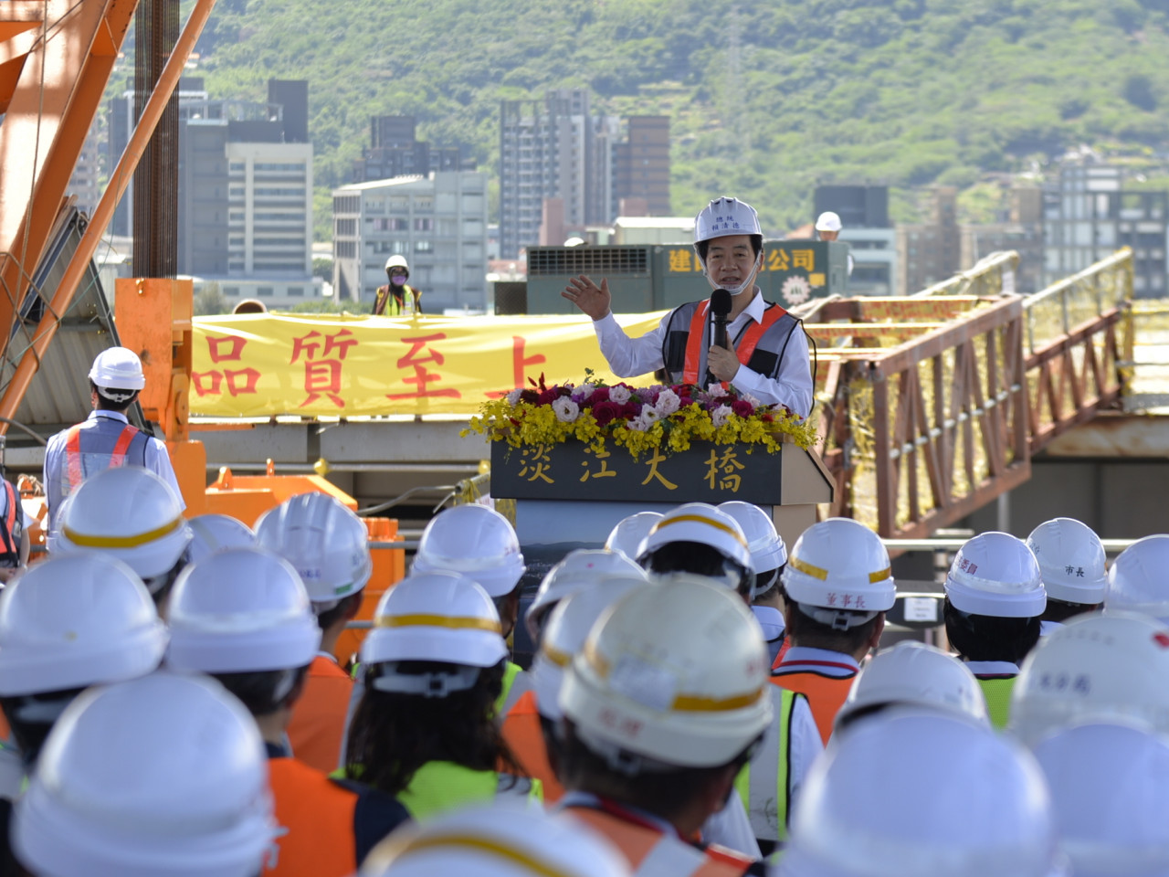 總統賴清德出席合籠儀式。圖/黃靖文