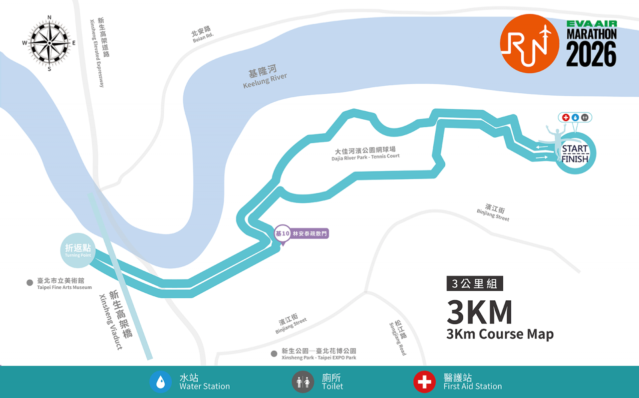 3KM路線