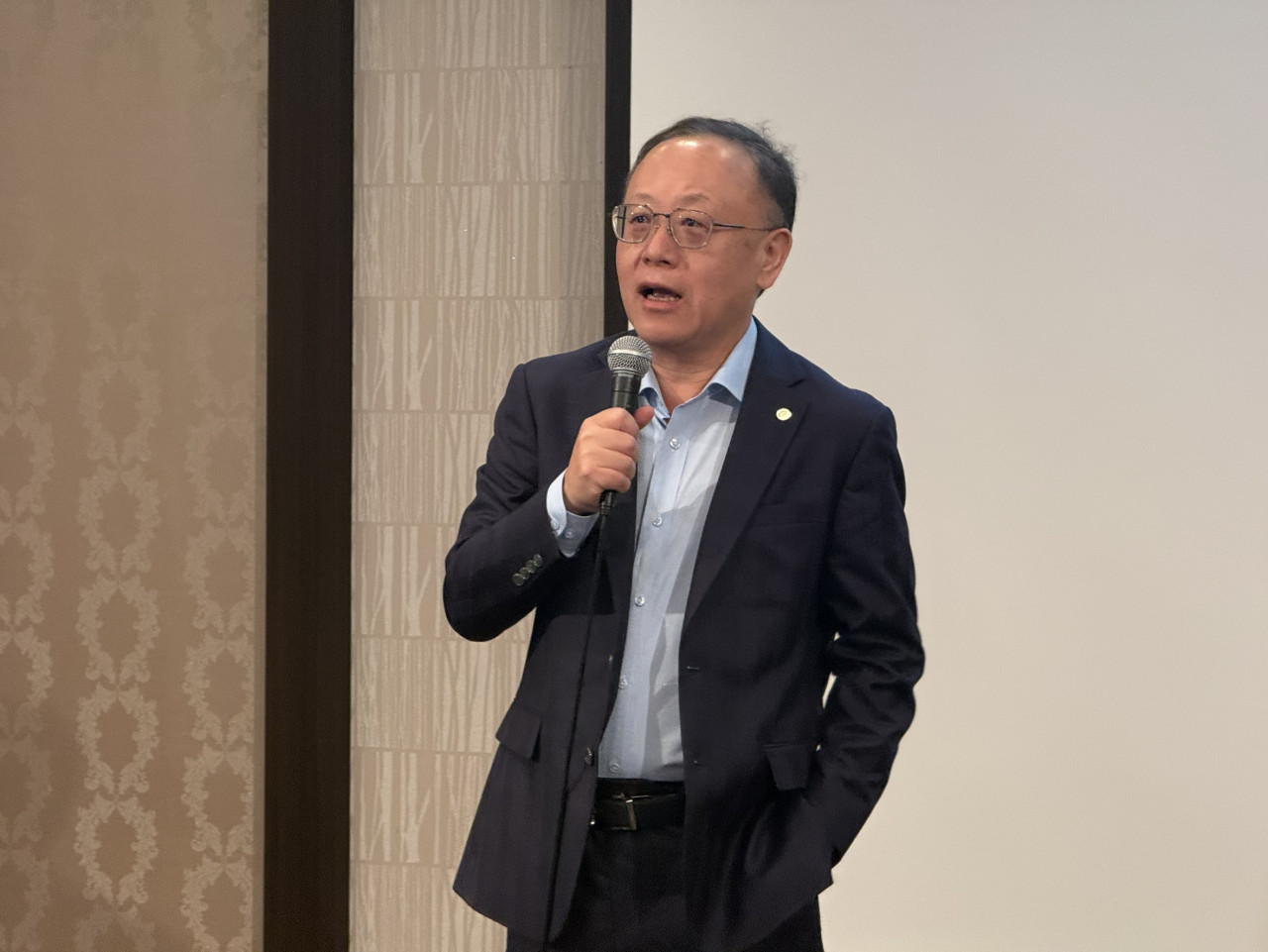 高鐵董事長史哲。黃靖文攝