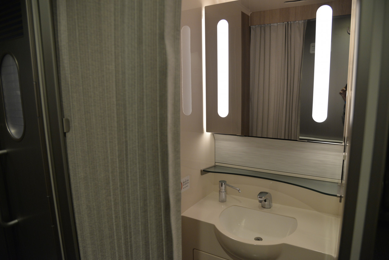 開放式洗手台。