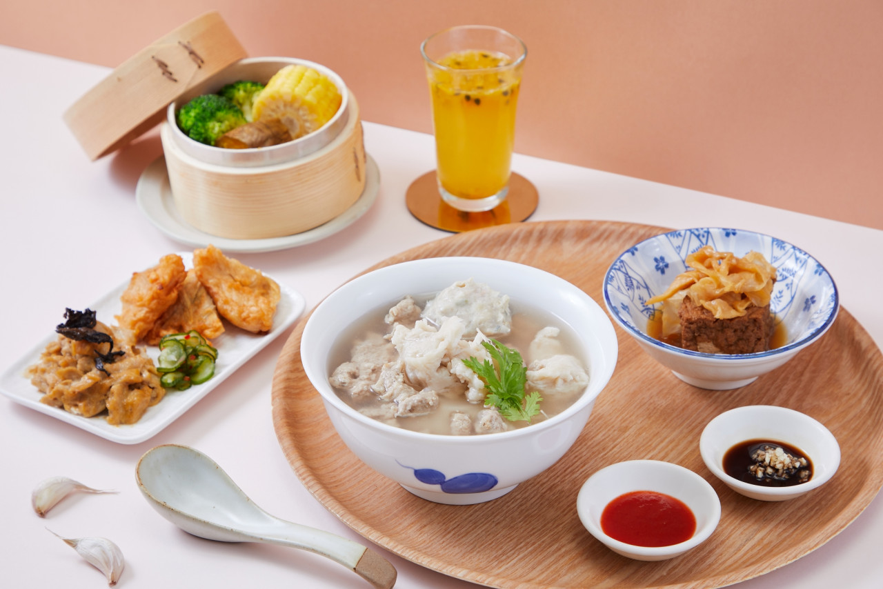 攤味早餐套餐三味浮水羹