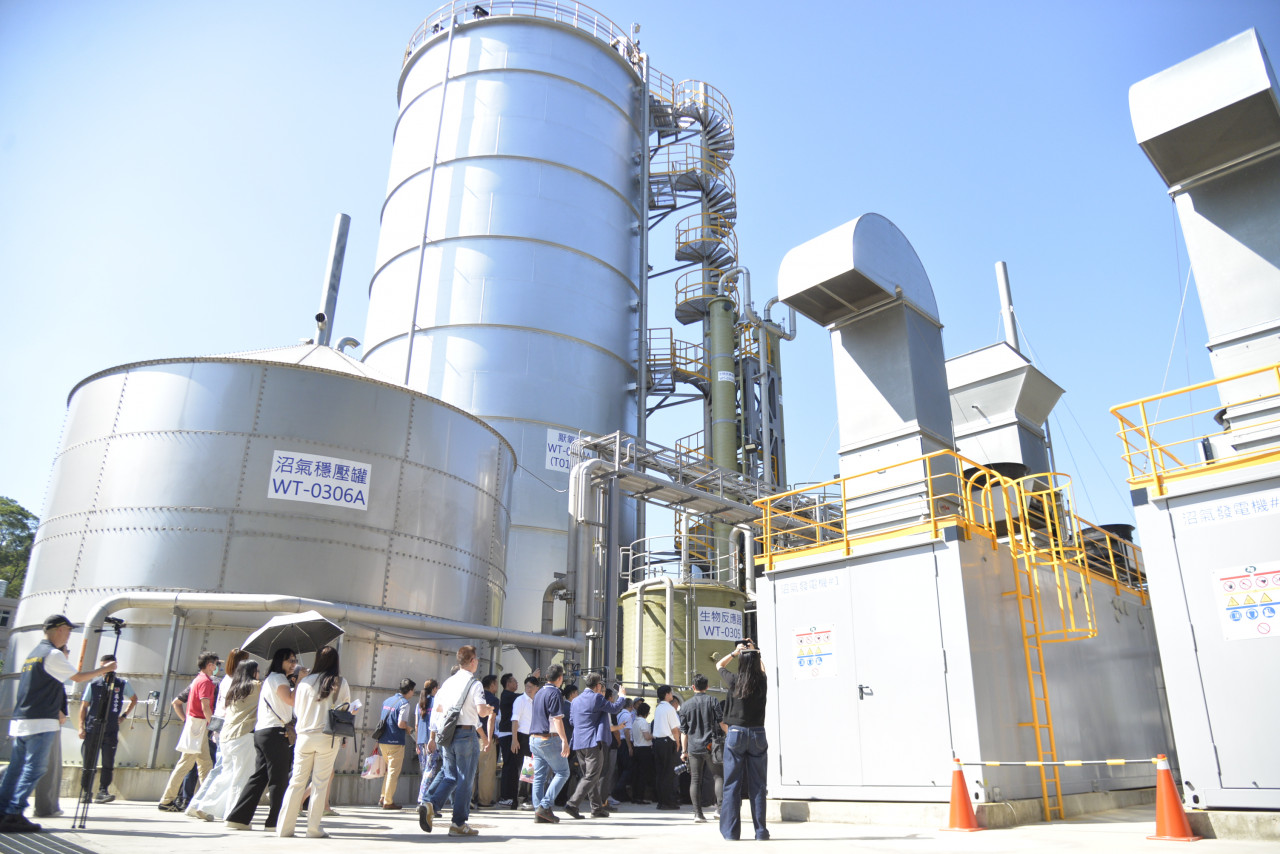 2部沼氣發電機組。