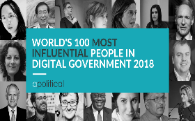 「2018最具影響力數位政府人物」 唐鳳名列全球前20名