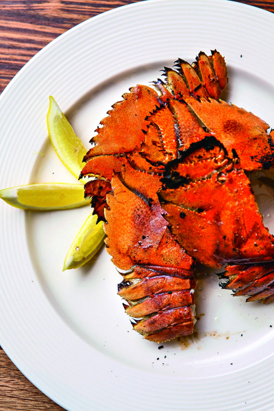 每天從漁港直接進貨的蝦蛄,肉 質緊實鮮甜,點菜率相當高。