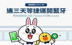 LINE免費送點數 搶100點方法看這裡