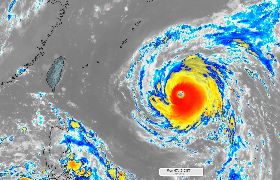 強颱瑪莉亞來襲 最快今天下午發海警