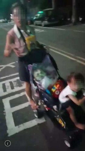 帶著2歲兒撿廚餘吃 婦人患有精神病、生6子無力養