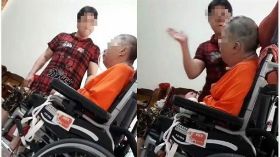 輪椅嬤被甩耳光、掐脖子 家屬竟淚求別罰看護