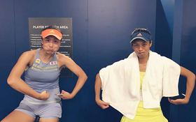 謝淑薇和彭帥挺進澳洲公開賽挺進女雙4強