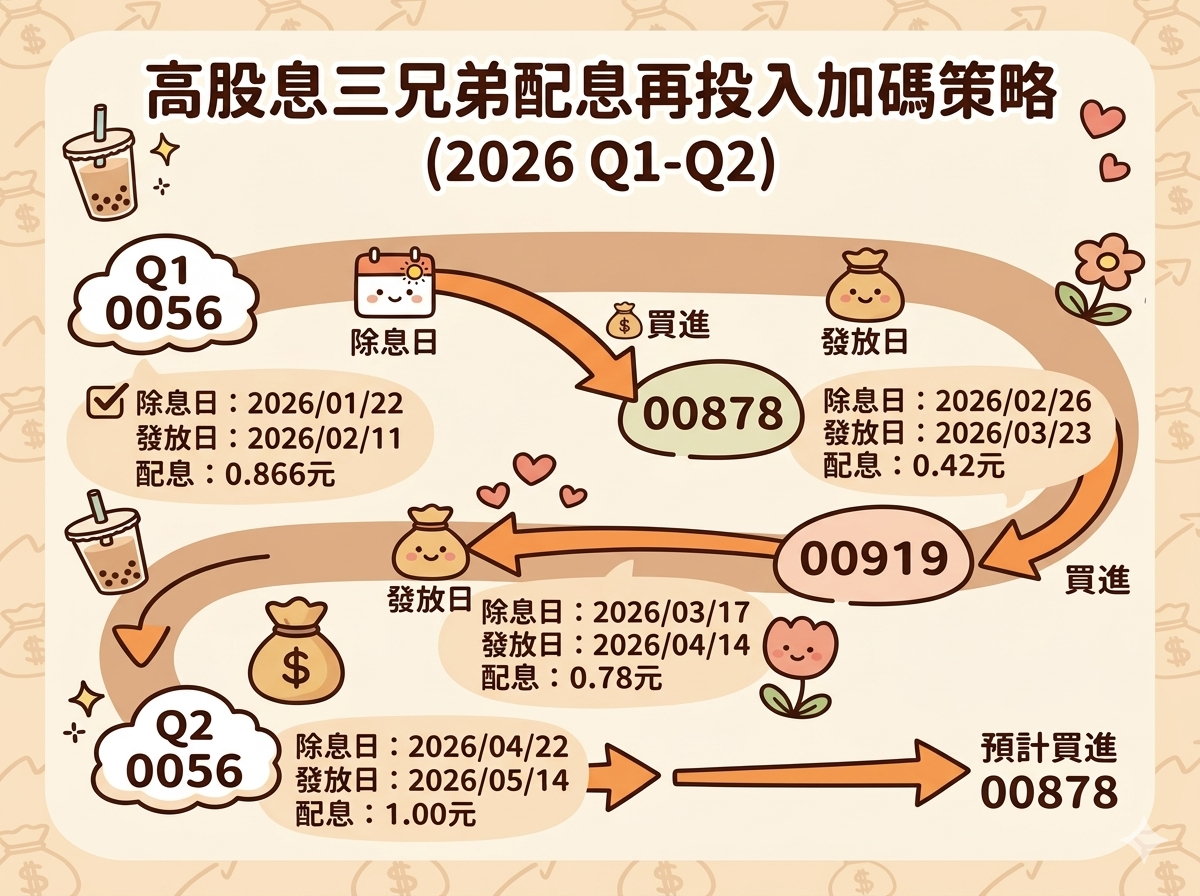 154萬股民開心轉圈！0056最新配息1元、年化配息率破10%…想「月領1萬」要持有幾張、多少成本？