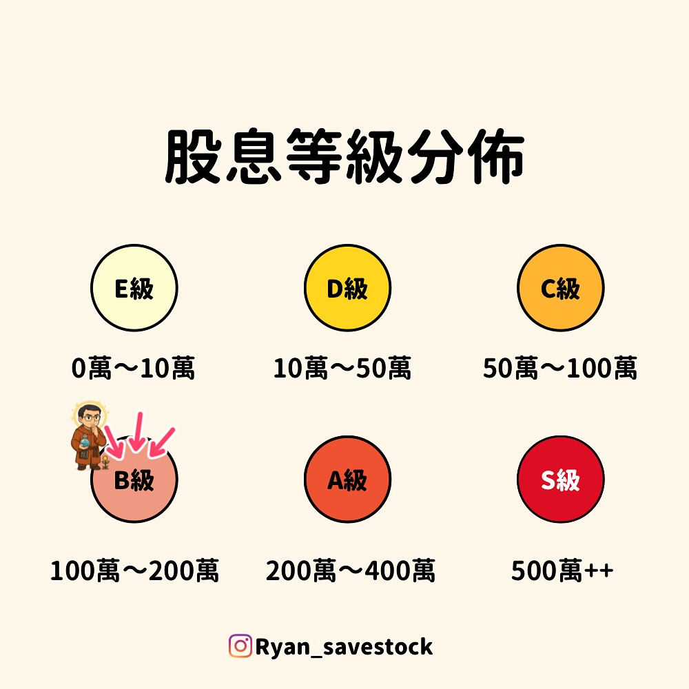 股息等級分布