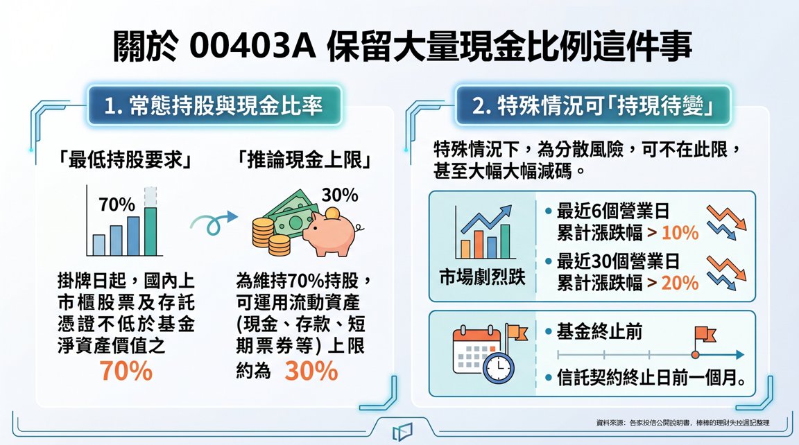 00403A保留大量現金比例分析