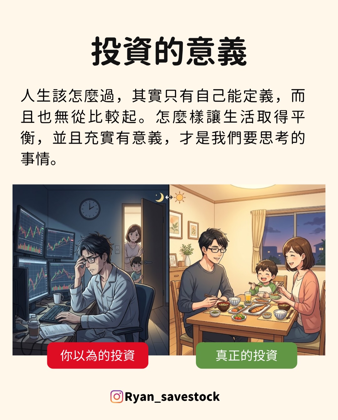 投資的意義 圖片比較分析