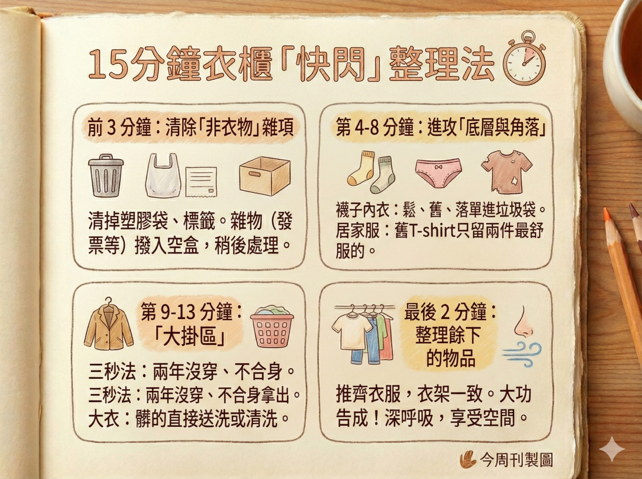 斷捨離，大掃除