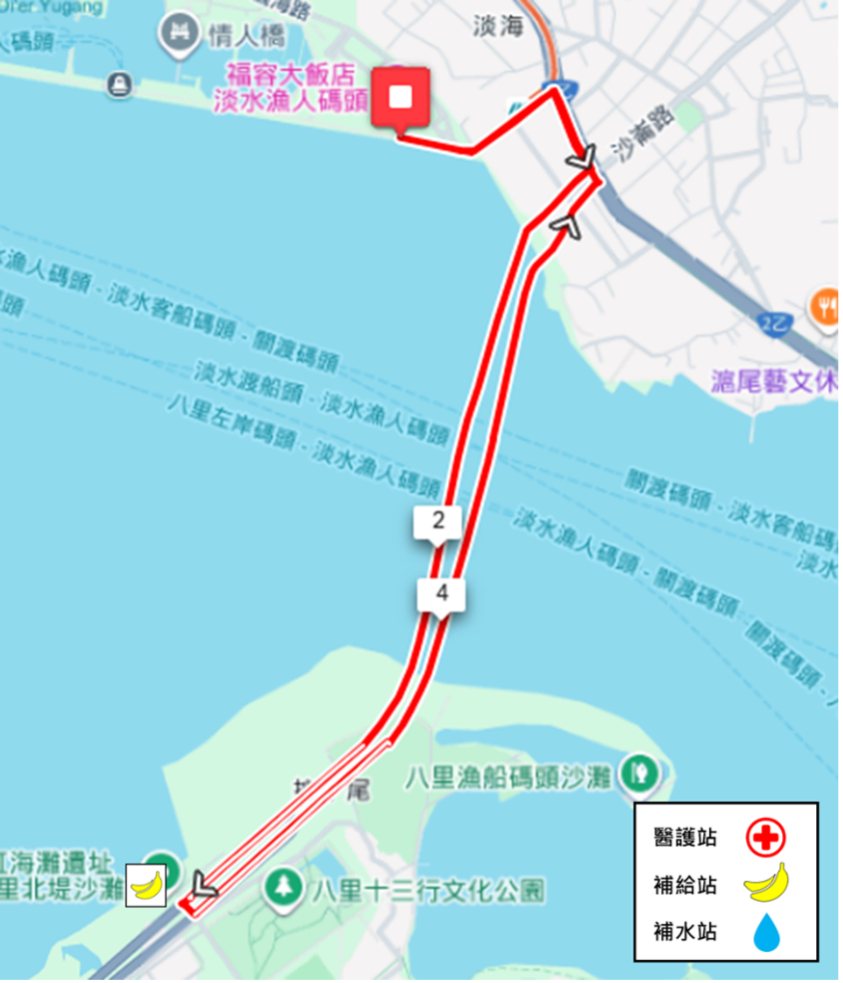 淡江大橋路跑