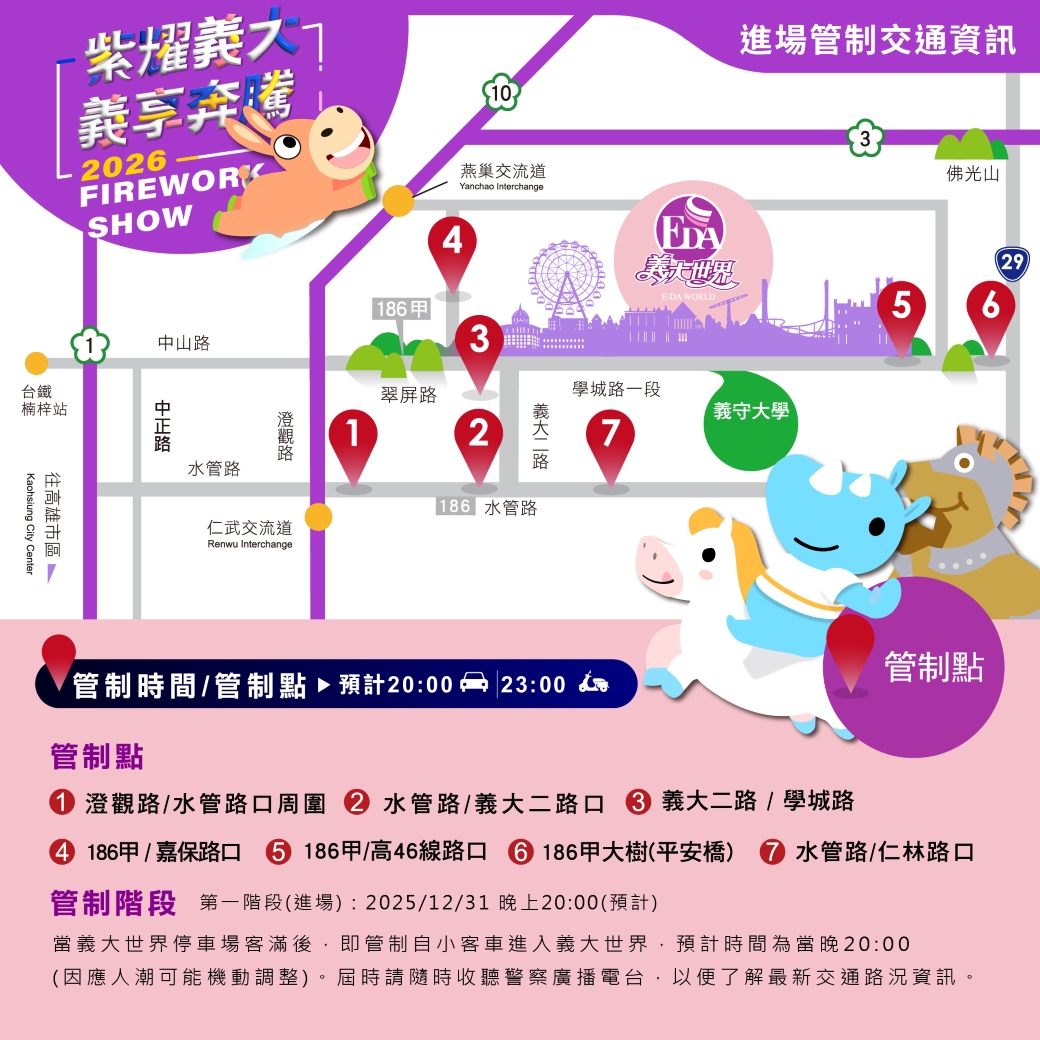 高雄跨年,煙火,夢時代,義大