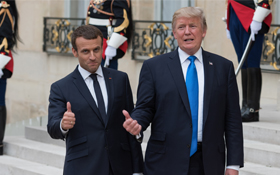 靠兄弟情能解決國際大事？　馬克宏夫婦身負重任拜訪川普