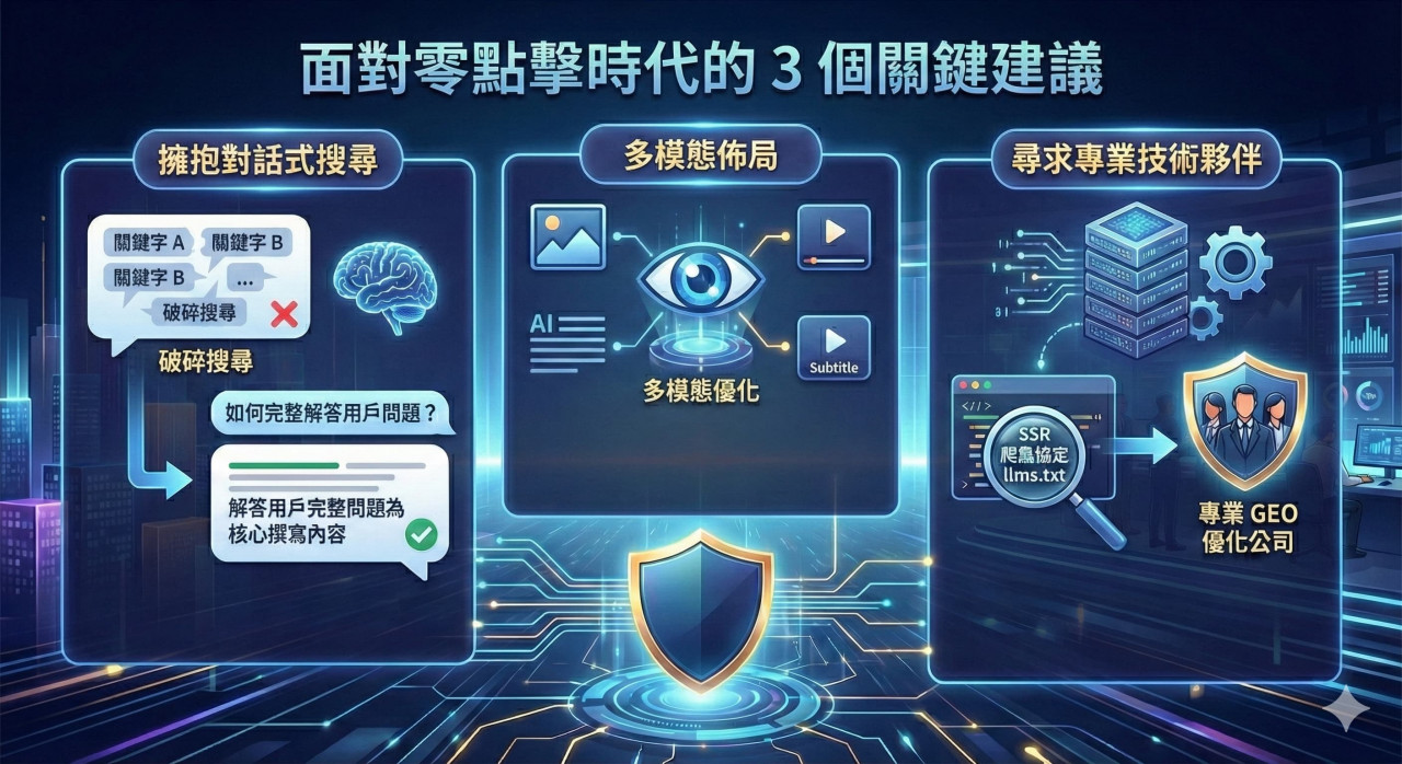 將能數位針對零點擊時代的建議