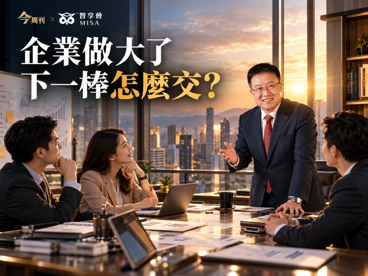 【今周刊XMISA傳智】中小企業交棒怎麼交？曾國棟與 MISA資深院士的6 天兩代共學陪伴