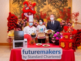 渣打Futuremakers 攜手西華　愛心年菜助弱勢　　將捐助200戶星級主廚特製年菜　幫助近千人過好年