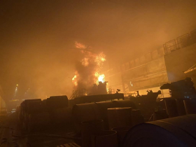 燁聯鋼鐵大火險波及油槽遭令停工　起火原因曝光