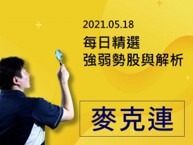 【麥克連】20210518每日精選強弱勢股與解析