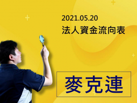 【麥克連】20210520法人資金流向表
