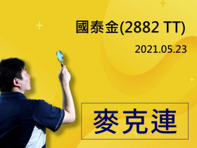 【麥克連】20210523個股解析：國泰金(2882)