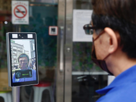 疫情中．神救援　崇鼎科技捐贈桃園市熱感應測溫機