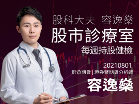 【股科大夫容逸燊】每週持股健檢-影片0801