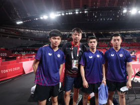 東奧》選手辛苦了！「桌球教父」領軍男團不敵德國名將　最後一戰2：3吞敗無緣4強