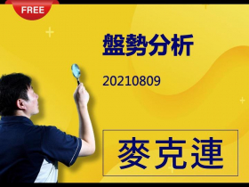 【麥克連】20210809盤勢分析