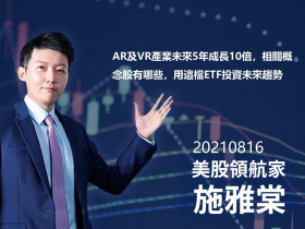 【施雅棠】AR及VR產業未來5年成長10倍，相關概念股有哪些，用這檔ETF投資未來趨勢