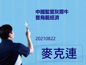 【麥克連】20210822中國監管灰犀牛暨鳥籠經濟