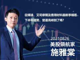 【施雅棠】從輝達、艾司摩爾及應用材料最新季報看下半年趨勢，營運高峰到了嗎?