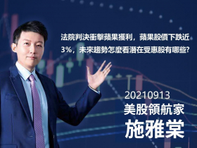【施雅棠】法院判決衝擊蘋果獲利，蘋果股價下跌近3%，未來趨勢怎麼看潛在受惠股有哪些?