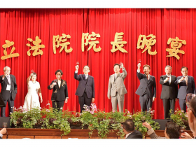 僑務委員會議立法院晚宴 游錫堃感謝僑胞支持臺灣發展