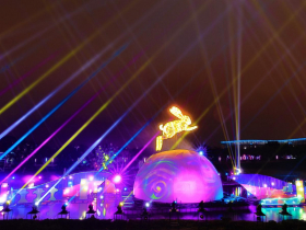 2023「幸福臺中」元宵燈會  首創動態水上主燈Happy兔 2／4閃耀中央公園