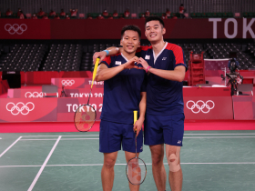 日本公開賽》五度交手沒在怕！「麟洋配」揮別低潮，42分鐘直落二擊敗地主隊奪今年首金