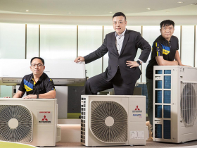 握穩日本三菱重工、美國優必洗代理權  超強保固維修  上洋洗衣、空調兩頭賺