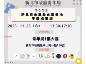 自造奇才齊聚  新北青年Maker成果展  11/25(六)將引爆無限創意狂潮